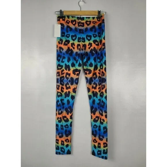 𝅺Lotus Leggings Leopard Print Multicolor Exercise M - Picture 2 of 7